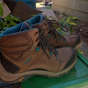 Teva Brown and Blue Women's Hiking Boots